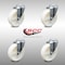 Service Caster 5 Inch SS Nylon Wheel Swivel Bolt Hole Caster Set SCC-SSBH20S514-NYS-4 - alternate 5